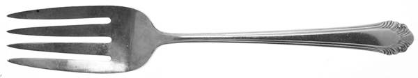 Cavalier (Silverplate, 1937) Medium Solid Cold Meat Serving Fork