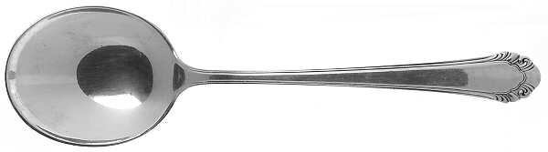 Cavalier (Silverplate, 1937) Round Bowl Soup Spoon (Cream Soup)
