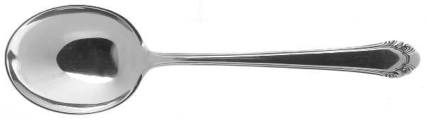Cavalier (Silverplate, 1937) Round Bowl Soup Spoon (Bouillon)