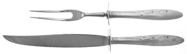 Celeste (Sterling, 1956) 2 Piece Small Carving Set W/ Sterling Guard