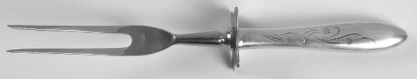 Celeste (Sterling, 1956) Large Stainless-Prong Roast Carving Fork