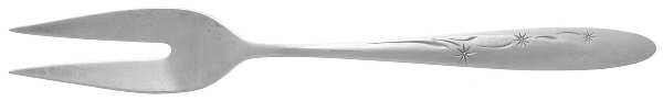 Celeste (Sterling, 1956) Medium Solid Cold Meat Serving Fork