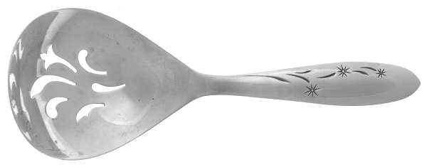 Celeste (Sterling, 1956) Solid Bon Bon Spoon with Pierced Bowl