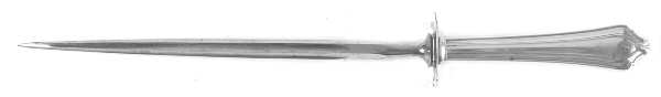 Cellini (Sterling, 1915) Large Roast Steel Rod Knife Sharpener