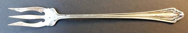 Cellini (Sterling, 1915) Short Handle Pickle/Olive Fork