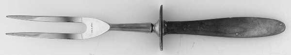 Ceres-Wheat II (Silverplate, 1955) Small Steak Carving Fork with Stainless Prongs