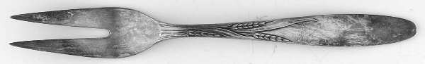 Ceres-Wheat II (Silverplate, 1955) Medium Solid Cold Meat Serving Fork