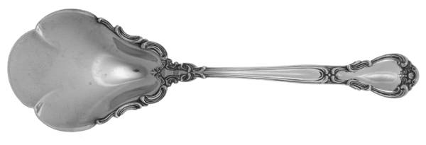 Chantilly (Sterling, 1895, Lion-Anchor-G, No Mono) Solid Salad Serving Spoon