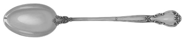 Chantilly (Sterling, 1895, Lion-Anchor-G, No Mono) Gravy/Dressing Spoon with Button
