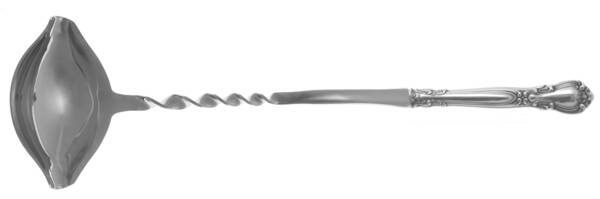 Chantilly (Sterling, 1895, Lion-Anchor-G, No Mono) Punch Ladle with Stainless Bowl HC