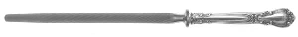 Chantilly (Sterling, 1895, Lion-Anchor-G, No Mono) Sharpener Knife with Steel Rod HC