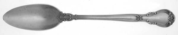 Chantilly (Sterling, 1895, Lion-Anchor-G, No Mono) Solid Chop Serving Spoon