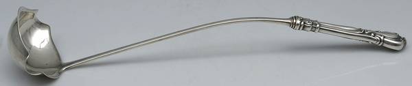 Chantilly (Sterling, 1895, Lion-Anchor-G, No Mono) Hollow Handle Punch Ladle with Solid Bowl