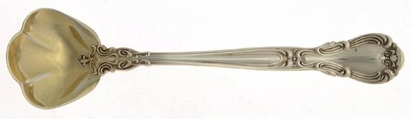 Chantilly (Sterling, 1895, Lion-Anchor-G, No Mono) Master Salt Spoon