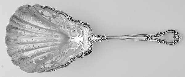Chantilly (Sterling, 1895, Lion-Anchor-G, No Mono) Pierced Saratoga Chips Server