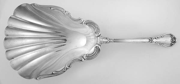 Chantilly (Sterling, 1895, Lion-Anchor-G, No Mono) Cracker Spoon