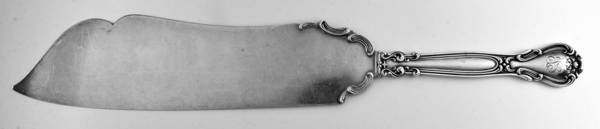 Chantilly (Sterling, 1895, Lion-Anchor-G, No Mono) Ice Cream Slicer-Solid/Large