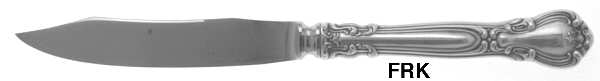Chantilly (Sterling, 1895, Lion-Anchor-G, No Mono) Individual Fruit Knife with Stainless Blade