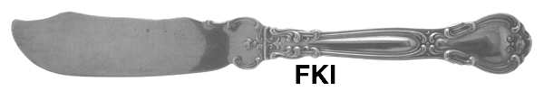 Chantilly (Sterling, 1895, Lion-Anchor-G, No Mono) Individual Solid Fish Knife