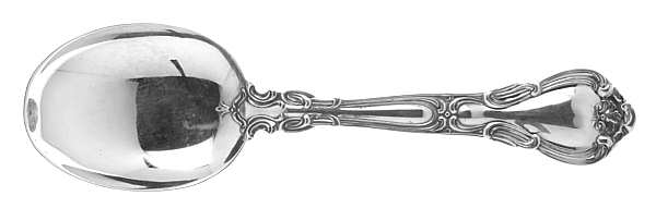 Chantilly (Sterling, 1895, Lion-Anchor-G, No Mono) Straight Handle Baby Spoon