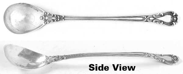 Chantilly (Sterling, 1895, Lion-Anchor-G, No Mono) Sorbet Spoon