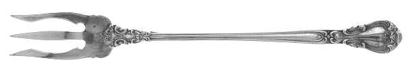 Chantilly (Sterling, 1895, Lion-Anchor-G, No Mono) Olive Fork