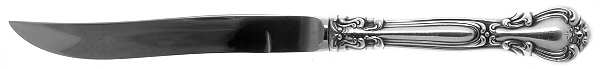 Chantilly (Sterling, 1895, Lion-Anchor-G, No Mono) Individual Steak Knife w/Bevel Blade