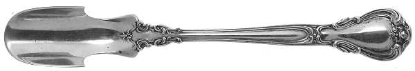 Chantilly (Sterling, 1895, Lion-Anchor-G, No Mono) Solid Large Cheese Scoop