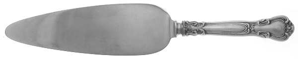 Chantilly (Sterling, 1895, Lion-Anchor-G, No Mono) Cake Knife with Stainless Blade