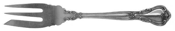 Chantilly (Sterling, 1895, Lion-Anchor-G, No Mono) Old Style Pickle Fork