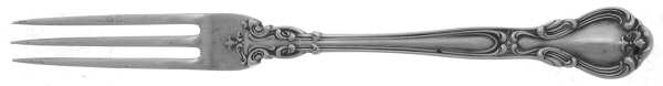 Chantilly (Sterling, 1895, Lion-Anchor-G, No Mono) Strawberry Fork