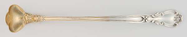 Chantilly (Sterling, 1895, Lion-Anchor-G, No Mono) Mustard Spoon