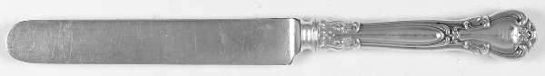 Chantilly (Sterling, 1895, Lion-Anchor-G, No Mono) Blunt Hollow Knife with Bolster