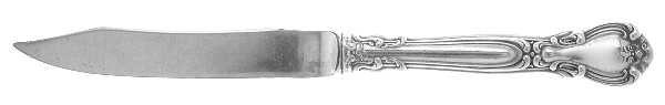 Chantilly (Sterling, 1895, Lion-Anchor-G, No Mono) Individual Fruit Knife with Silverplate Blade