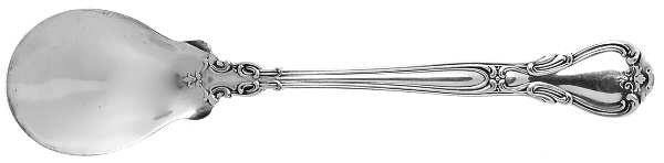 Chantilly (Sterling, 1895, Lion-Anchor-G, No Mono) Ice Cream Spoon Individual