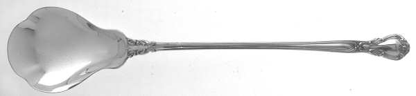 Chantilly (Sterling, 1895, Lion-Anchor-G, No Mono) Large Lettuce Serving Spoon