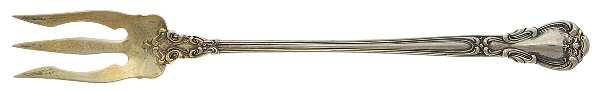 Chantilly (Sterling, 1895, Lion-Anchor-G, No Mono) Olive Fork