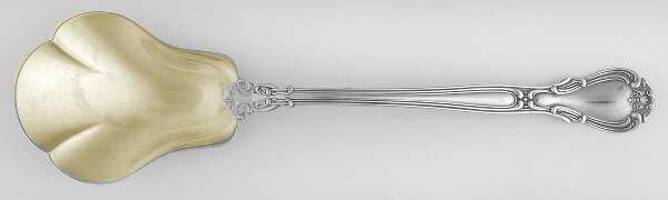 Chantilly (Sterling, 1895, Lion-Anchor-G, No Mono) Oversize Solid Salad Serving Spoon