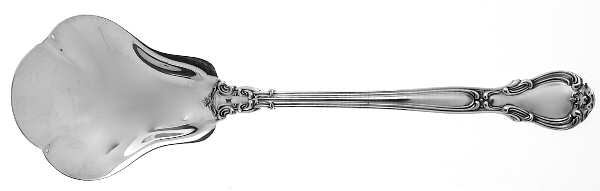 Chantilly (Sterling, 1895, Lion-Anchor-G, No Mono) Oversize Solid Salad Serving Spoon