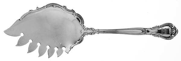 Chantilly (Sterling, 1895, Lion-Anchor-G, No Mono) Solid Fried Oyster Server
