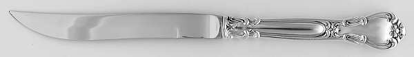 Chantilly (Sterling, 1895, Lion-Anchor-G, No Mono) Individual Steak Knife w/Bevel Blade
