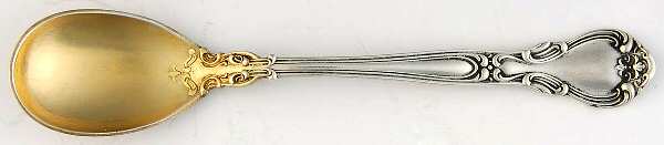 Chantilly (Sterling, 1895, Lion-Anchor-G, No Mono) Egg Spoon