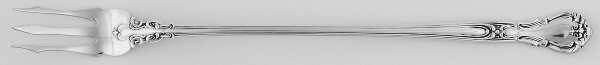 Chantilly (Sterling, 1895, Lion-Anchor-G, No Mono) Long Handle Pickle/Olive Fork