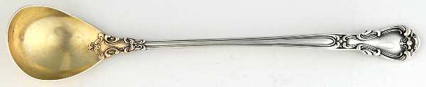 Chantilly (Sterling, 1895, Lion-Anchor-G, No Mono) Sorbet Spoon