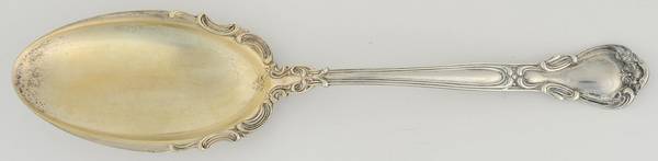 Chantilly (Sterling, 1895, Lion-Anchor-G, No Mono) Spoon-Blanc Mange/Srvg-Solid