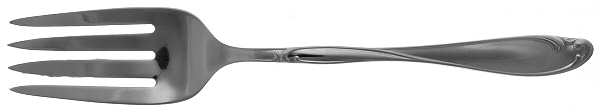 Chalet (Stainless) Medium Solid Cold Meat Serving Fork