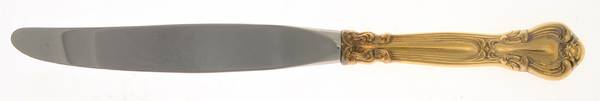 Chantilly-Gold Vermeil (Sterling, 1895) Modern Hollow Knife
