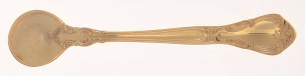 Chantilly-Gold Vermeil (Sterling, 1895) Individual Salt Spoon
