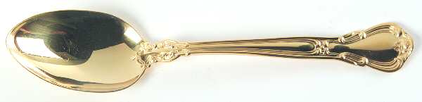 Chantilly-Gold Vermeil (Sterling, 1895) Oval Soup Spoon (Place Size)