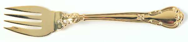 Chantilly-Gold Vermeil (Sterling, 1895) Individual Salad Fork